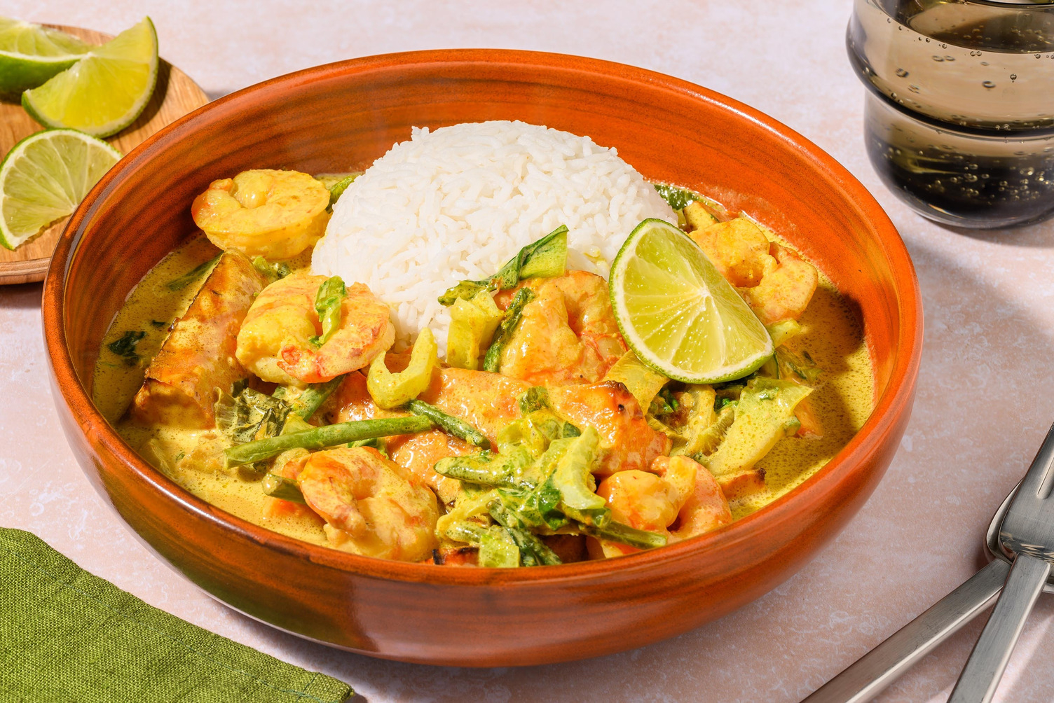 Indonesian Style Prawn Satay Curry