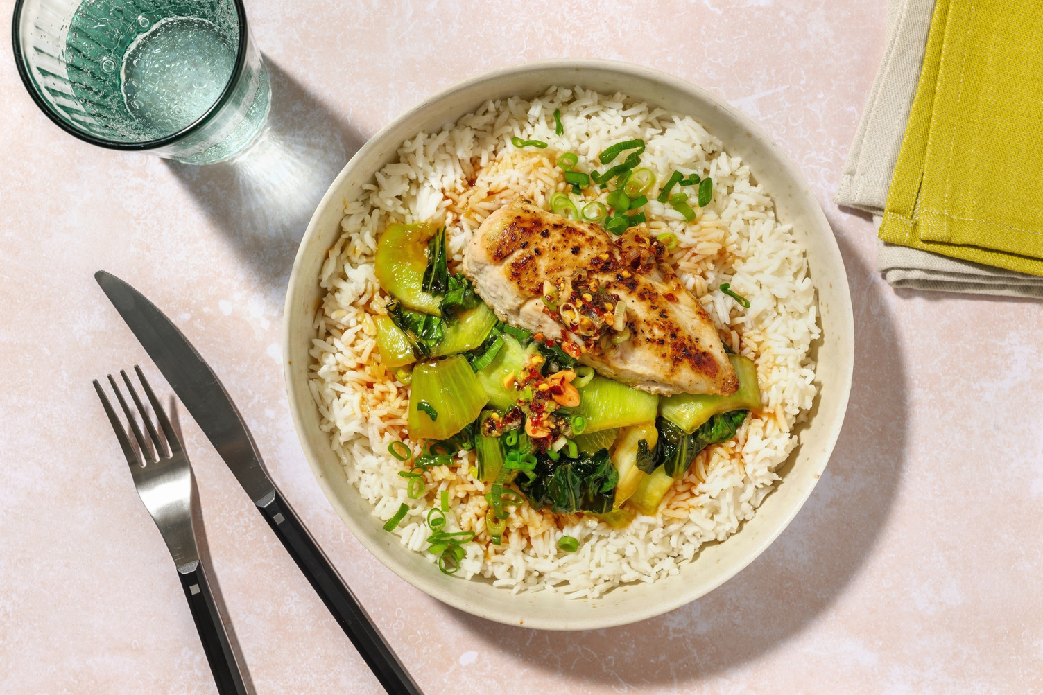 Hähnchenbrust in süß-scharfer Ingwer-Soße