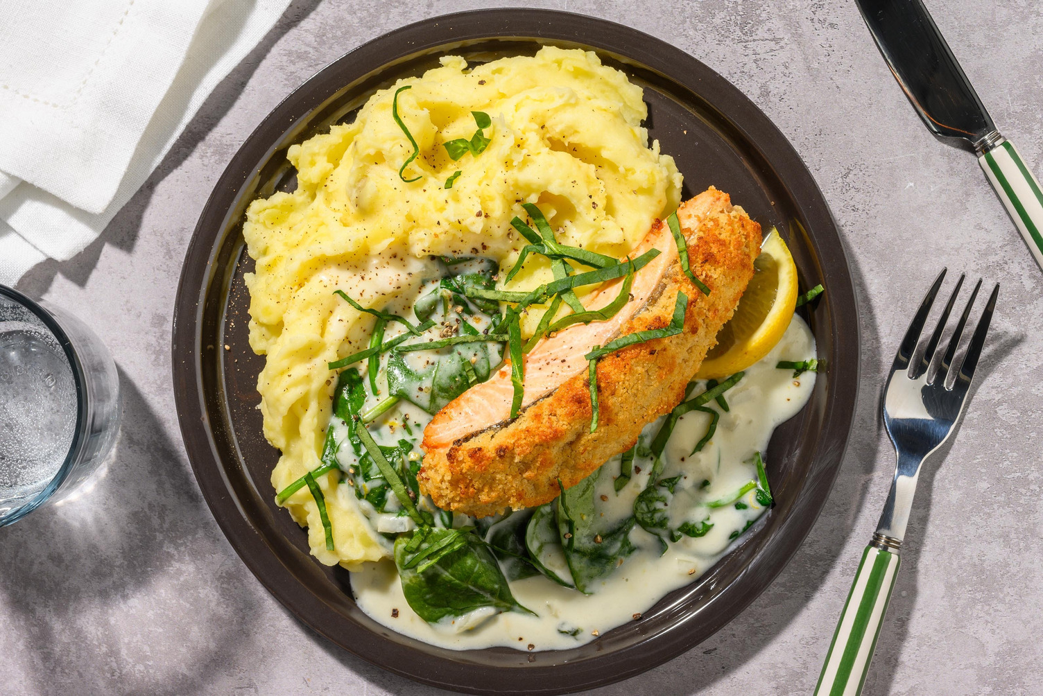 Lachs mit Senfkruste