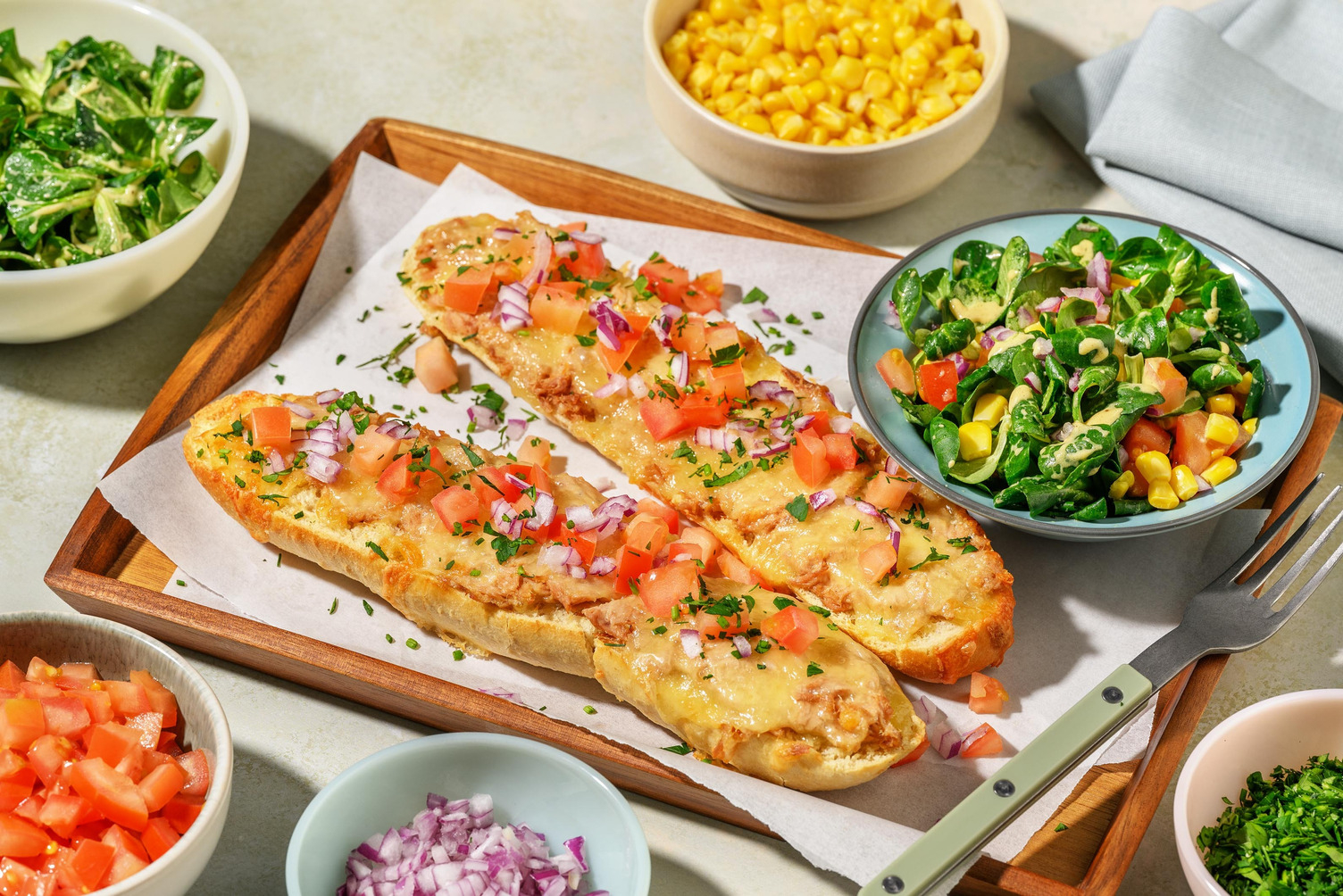 DIY Cheesy Tuna Melt Baguettes