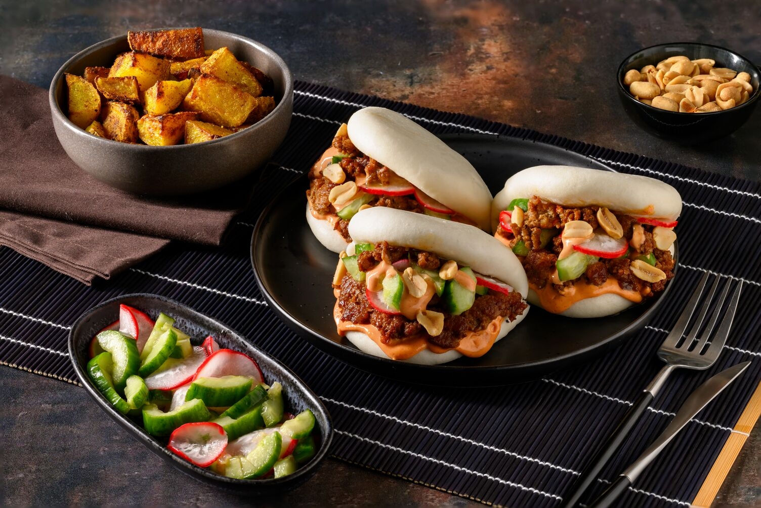 Spicy Lean Beef Bao