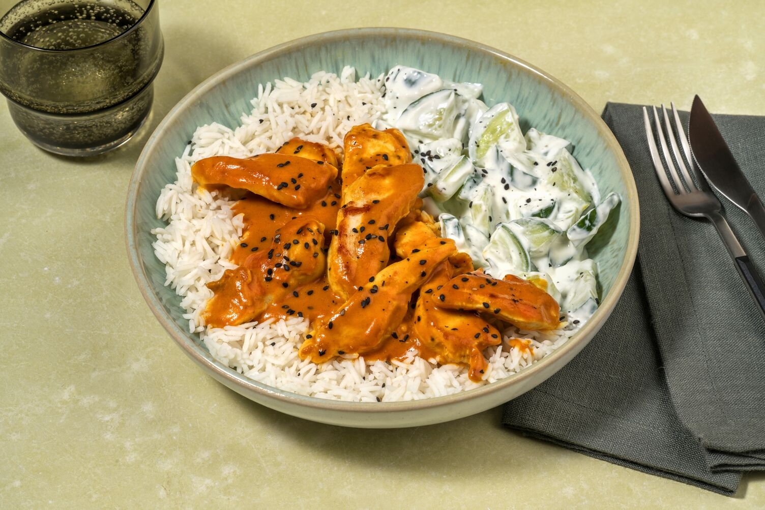 Mildes Tikka Masala mit Poulet