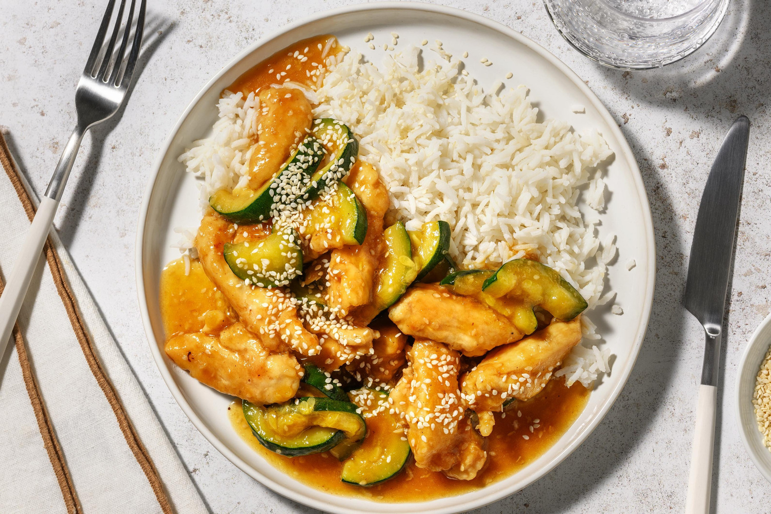 Mongolisches Hähnchen mit Ingwer