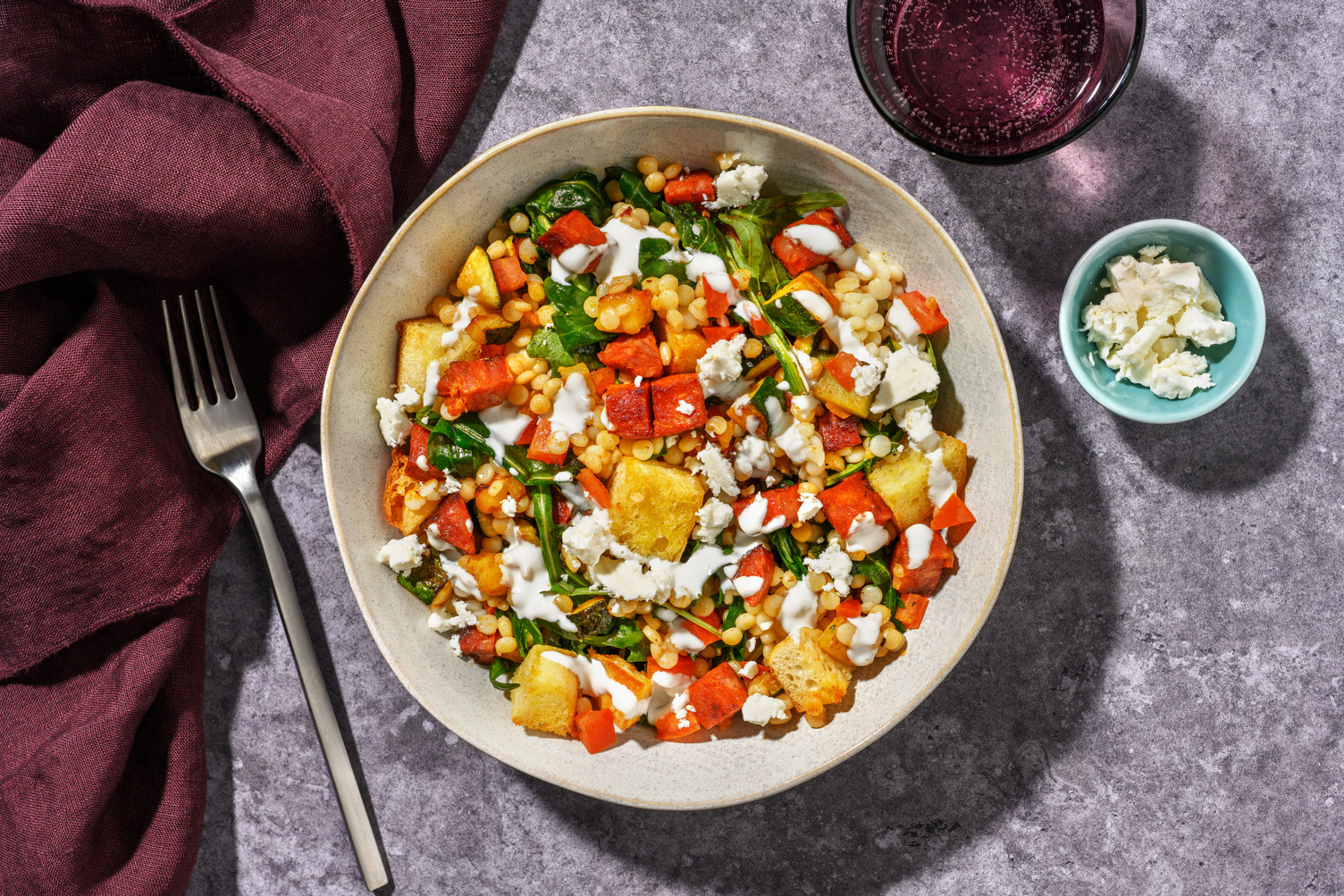 Chorizo and Smoked Paprika Couscous Salad