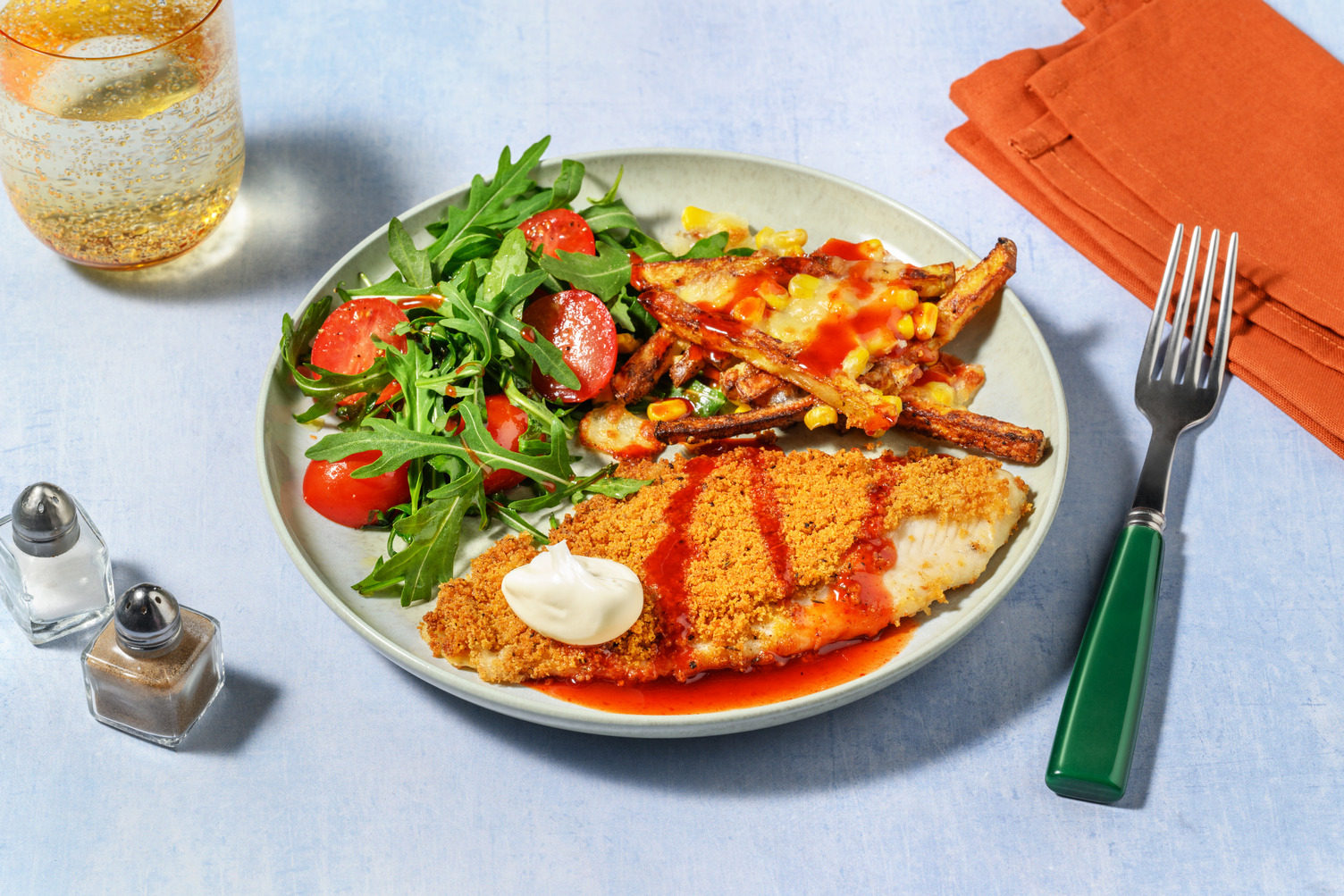 Southern American 'Fish Fry' Style Breaded Barramundi