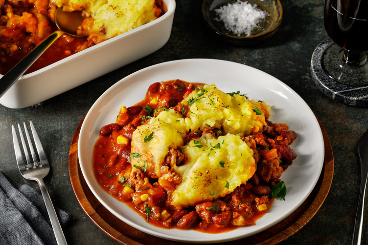 Cowboy-Casserole mit Rindshackfleisch