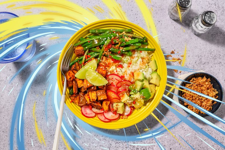 Mystic Avo & Sweet Potato Bowl Inspired by Mega Gardevoir