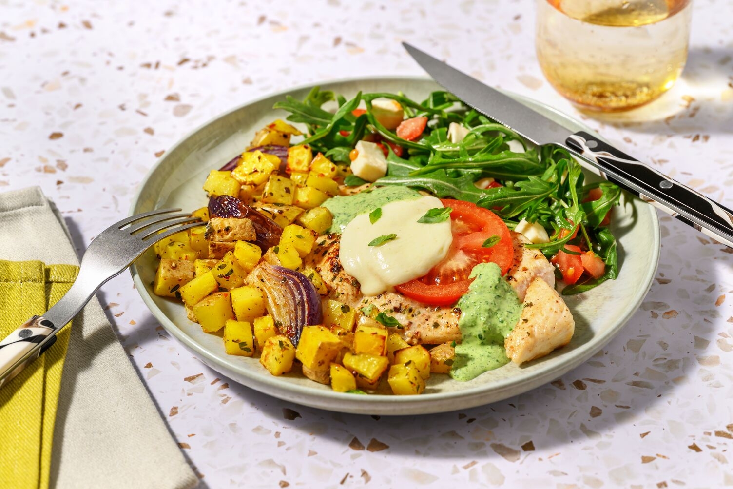 Doppelt Hähnchenfilet als Pollo Caprese
