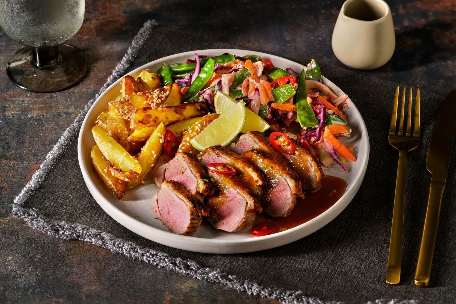 Honey and Soy Glazed 21 Day Aged Sirloin Steaks