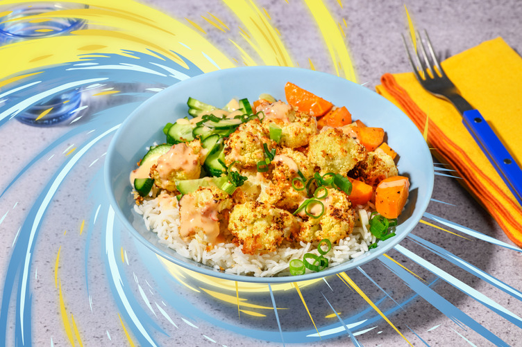 Cauli-Flower Power Bowl Inspired by Mega Venusaur