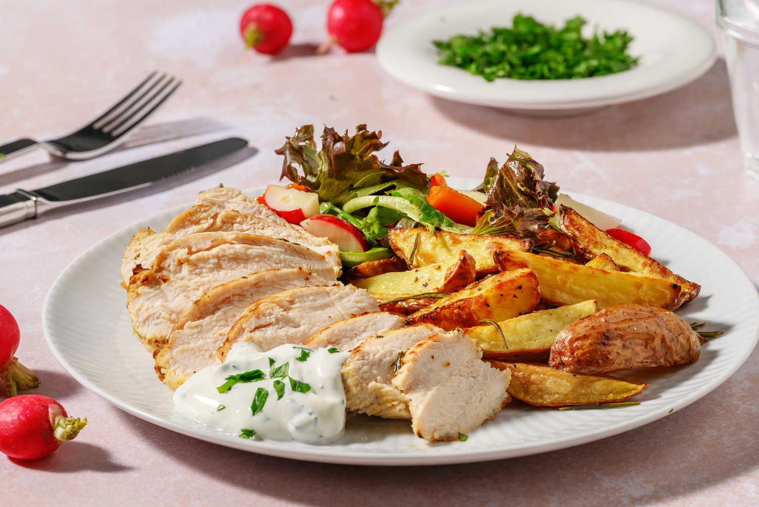 Zitronen-Knoblauch-Hähnchen