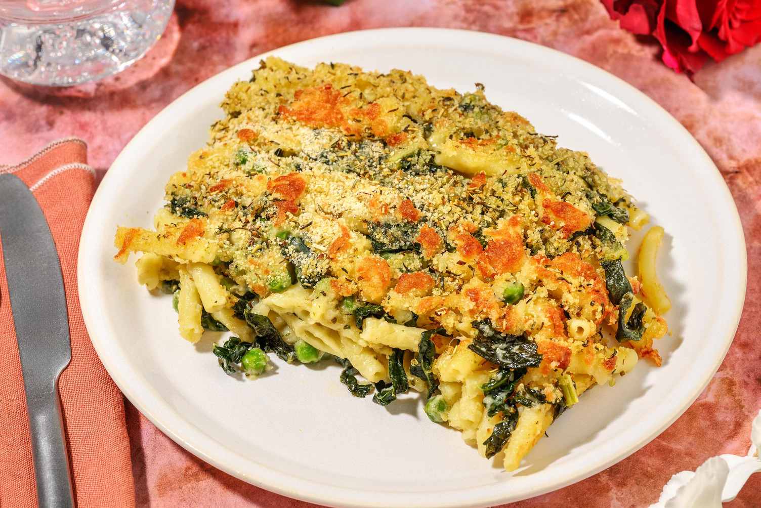 Pesto Mac and Cheese Be Mine