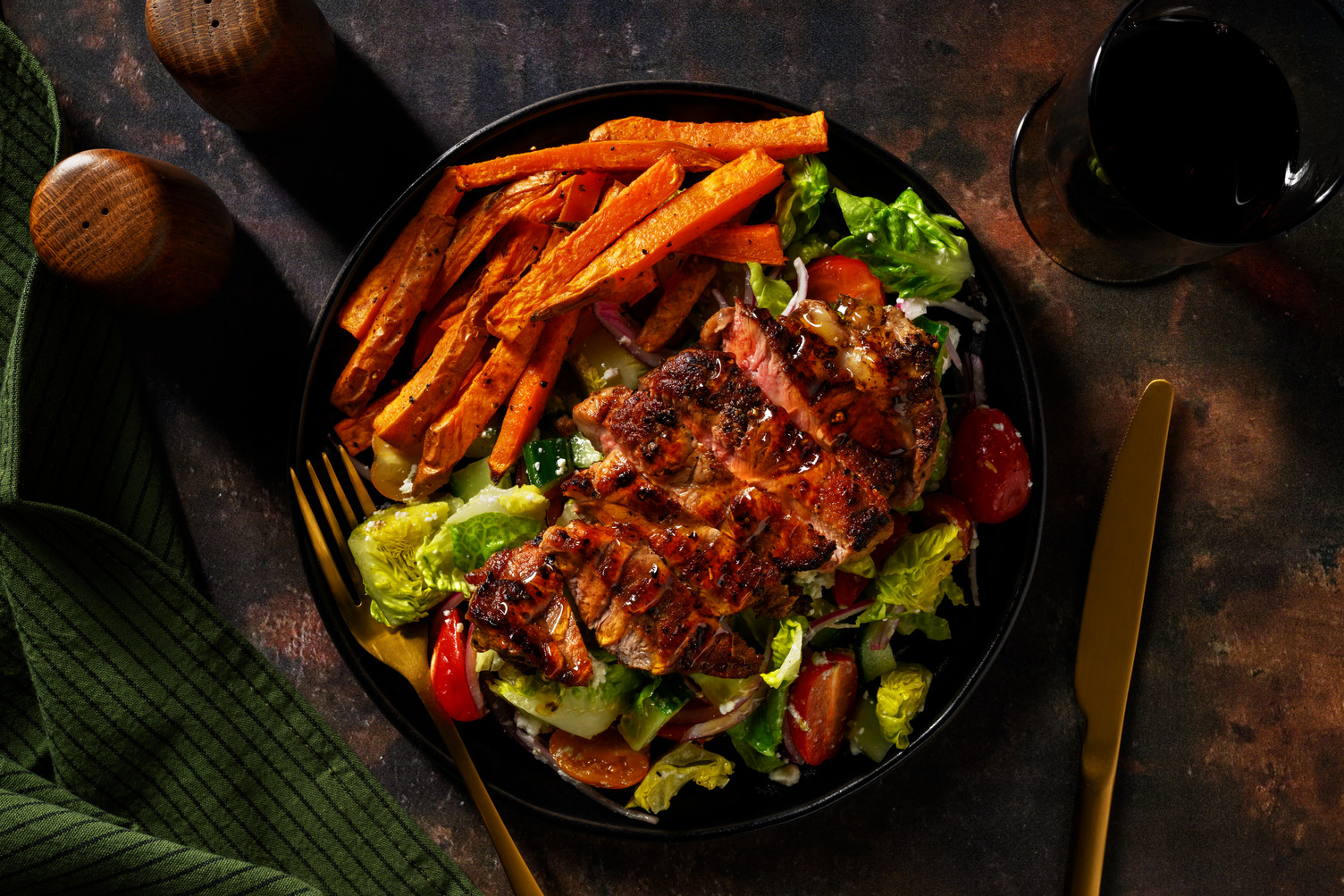 Greek Inspired 21 Day Aged Rump Steak Salad