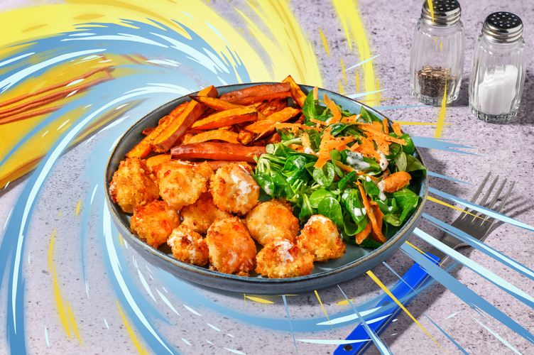 Nurturing Sweet Chilli Prawns Inspired by Mega Kangaskhan