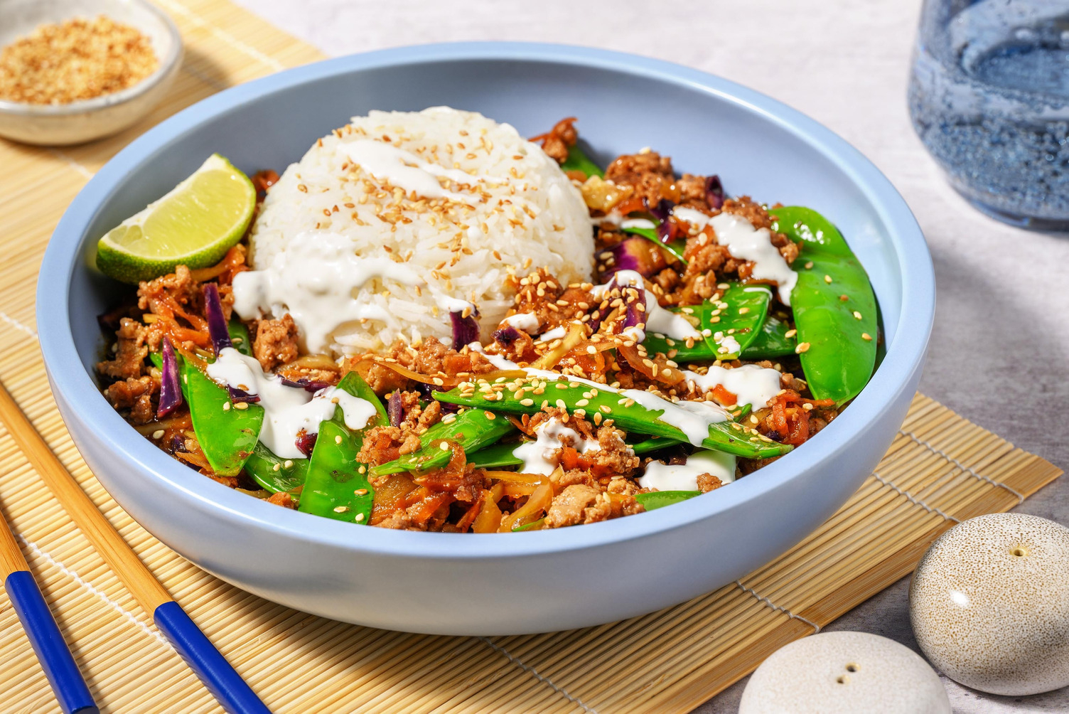 Super Quick Teriyaki Pork Rice Bowl