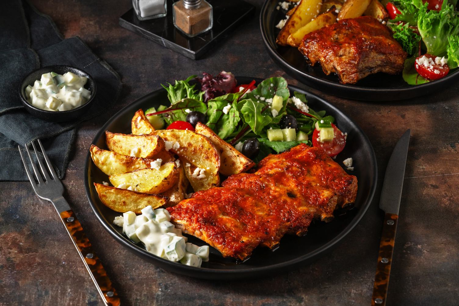 Rack of Ribs in a Greek Style Marinade