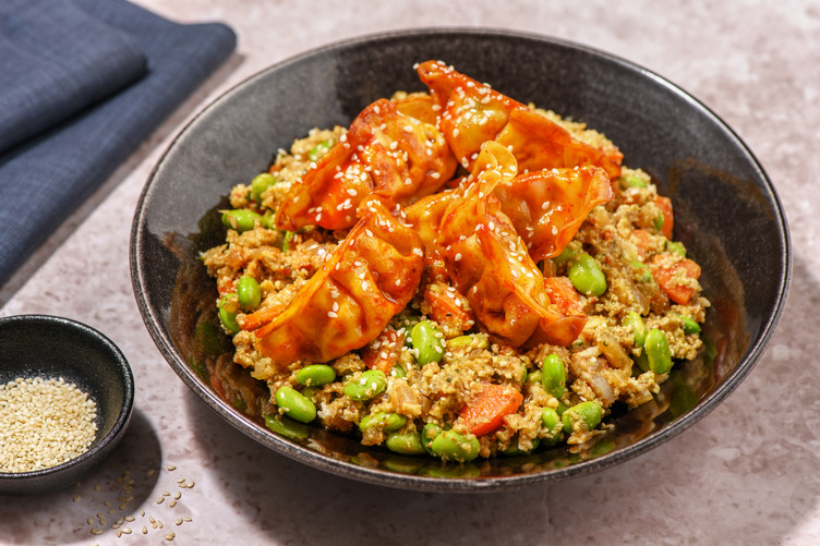 Szechuan Glazed Vegetable Gyoza