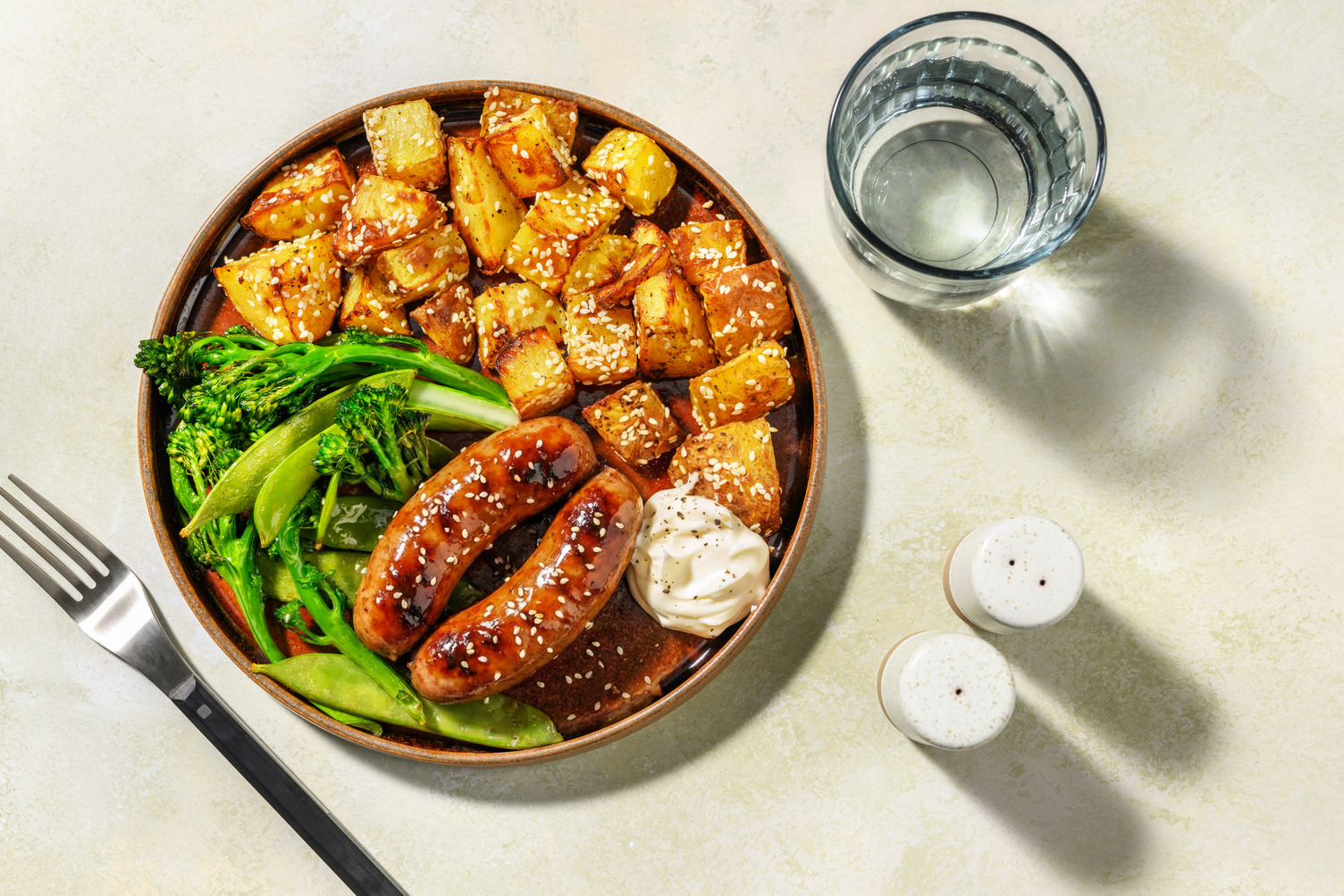 Fuss-Free Teriyaki Sausage Traybake