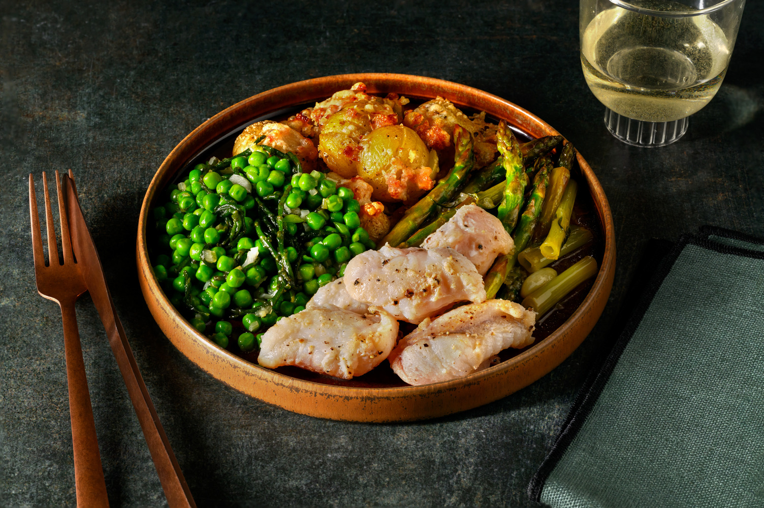 Monkfish in Béarnaise Inspired Butter Sauce