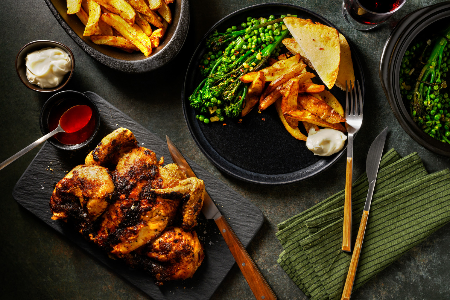 Peri Peri & Maple Glazed Spatchcock Chicken