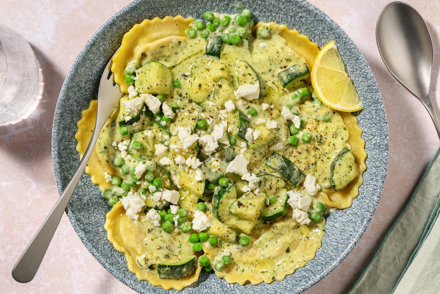 Creamy Prawn, Parma Ham & Parmigiano Filled Pasta