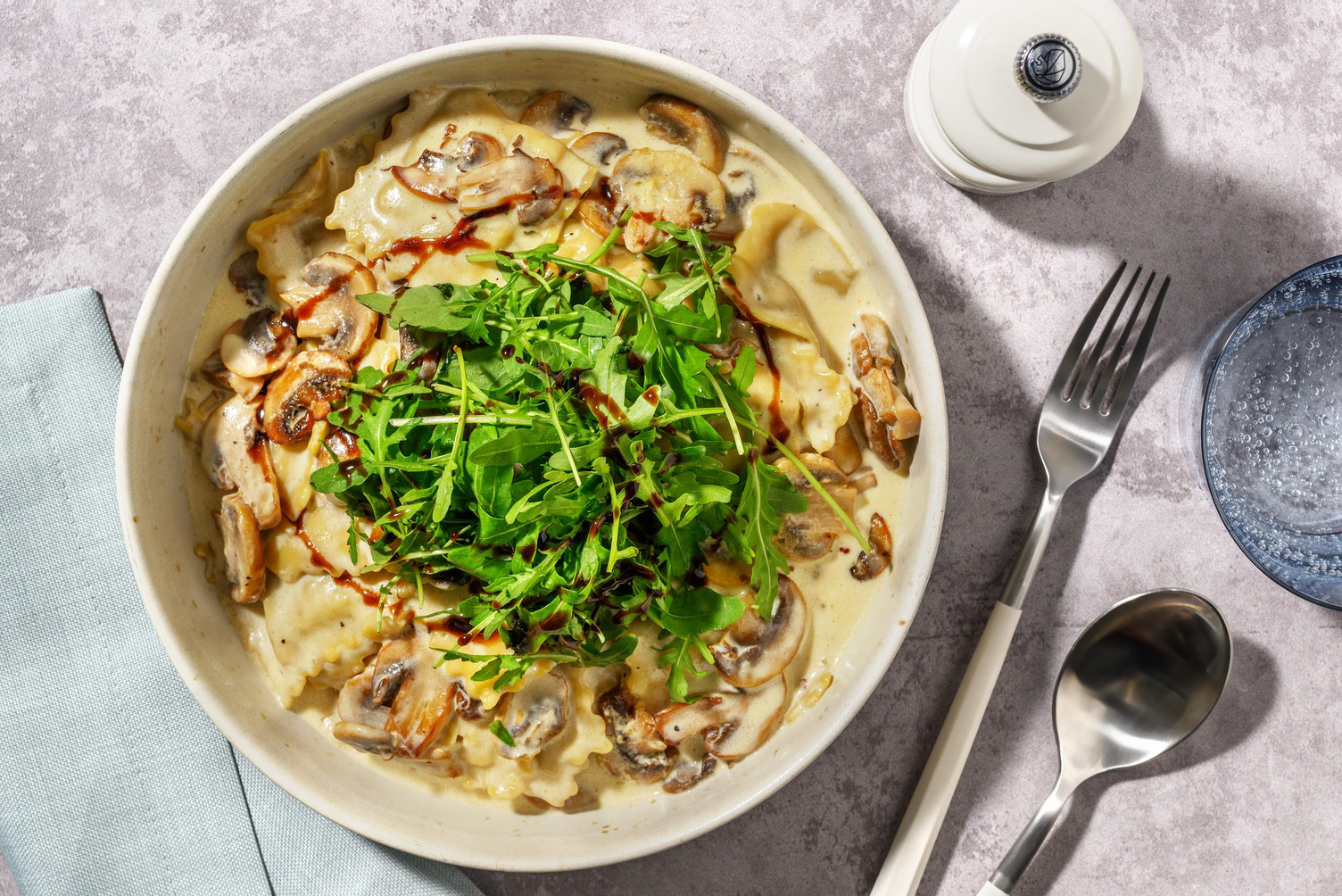 Super Quick Spinach and Ricotta Ravioli