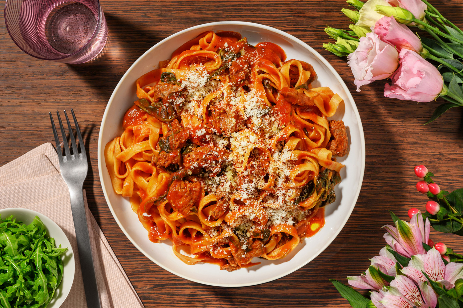 One Pan Wonder Pulled Beef Ragu & Fresh Tagliatelle