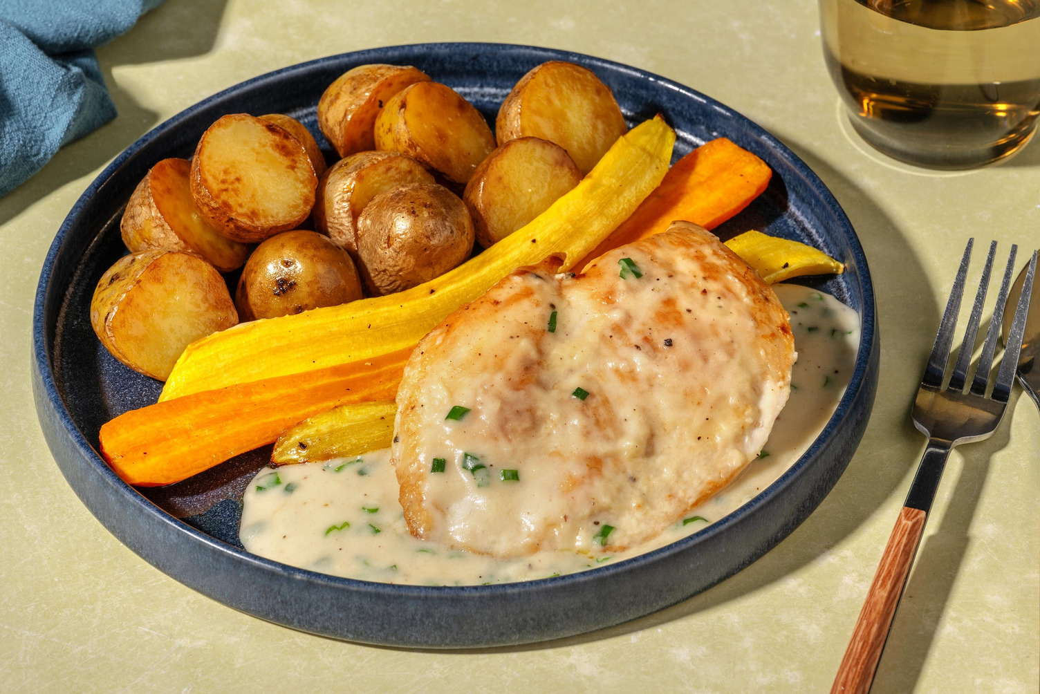 Chicken Breast with Creamy Chive Sauce