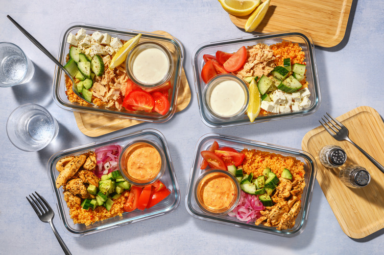 Bulgur Bowl mit Hähnchen und Thunfisch