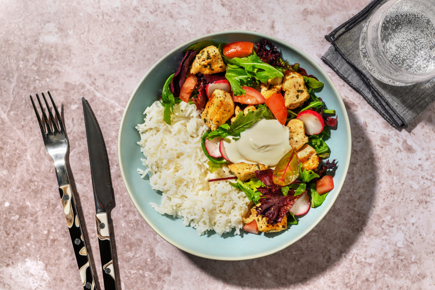 Herby Chicken & Garlic Yoghurt