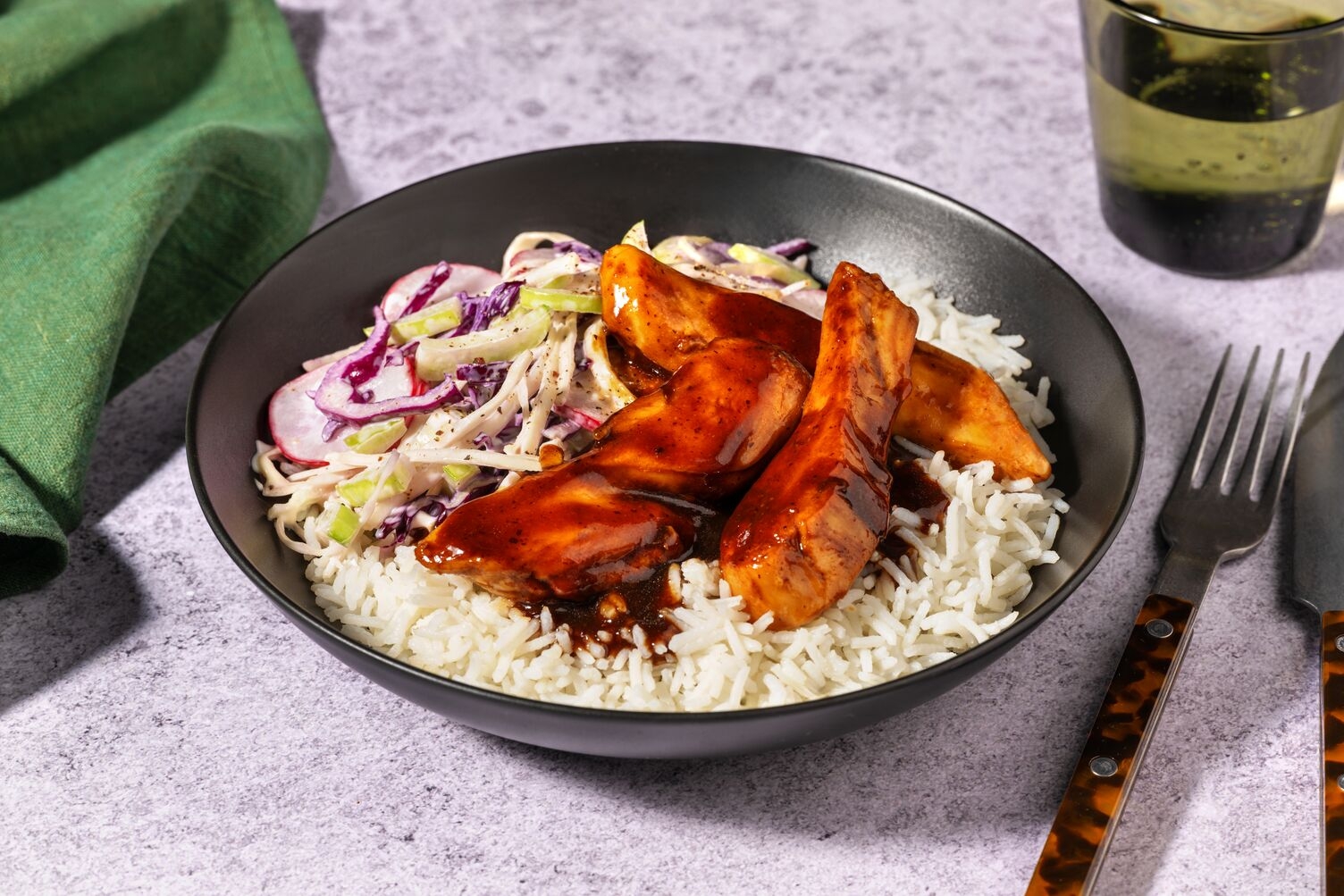 Honey-Soy Salmon & Jasmine Rice
