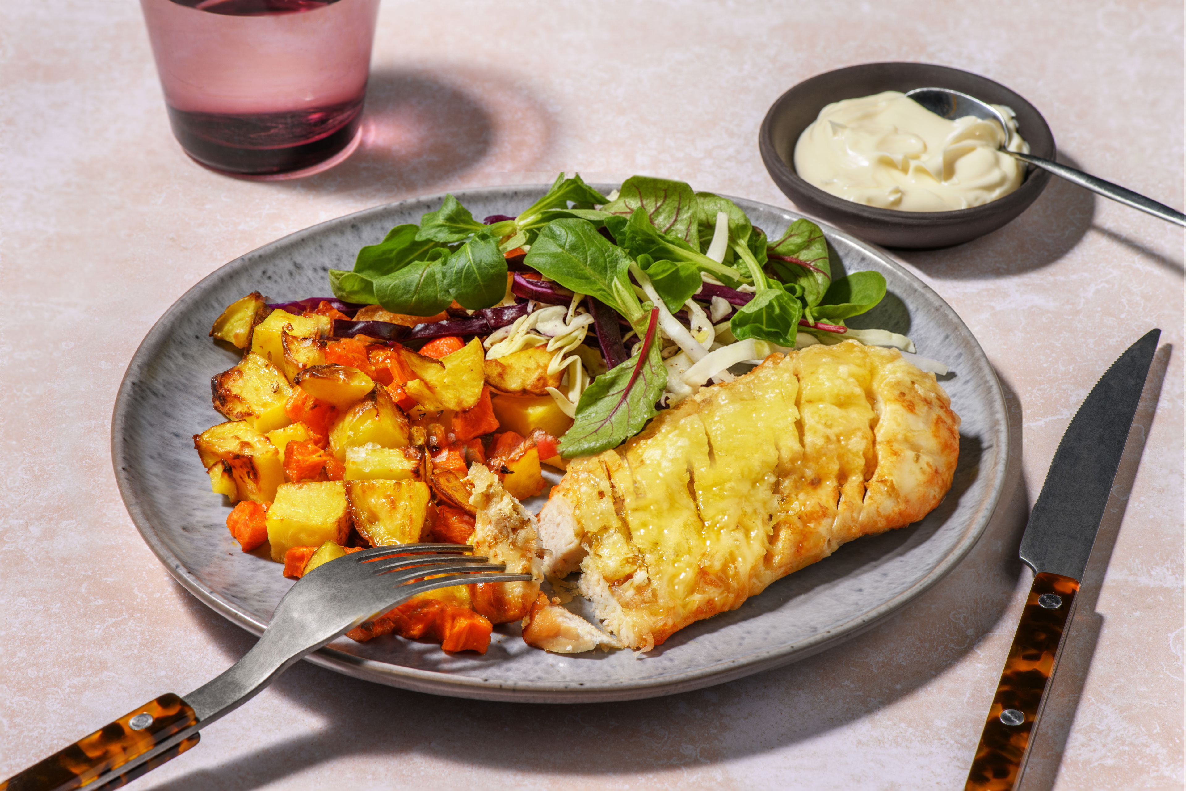 Baked Parmesan-Herb Hasselback Chicken