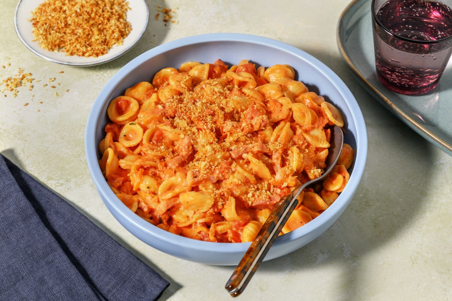 Creamy Chicken & Tomato Orecchiette