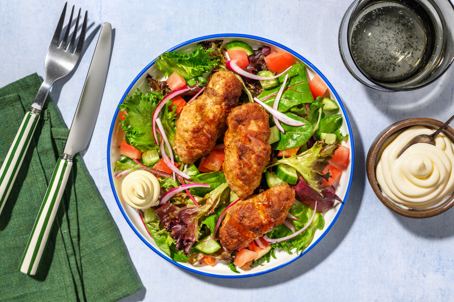 Honey-Glazed Lamb Koftas