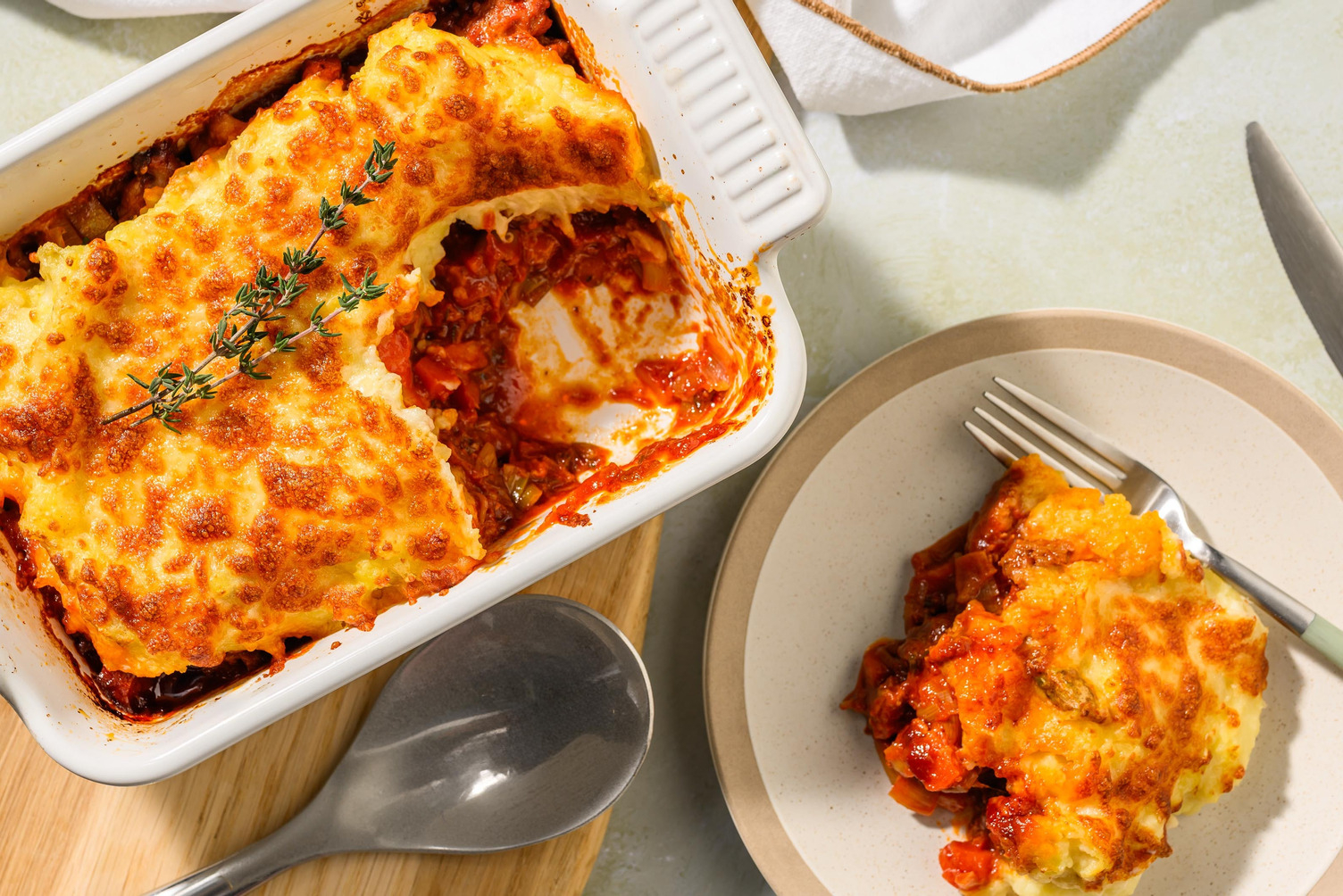 Cheesy Cottage Pie