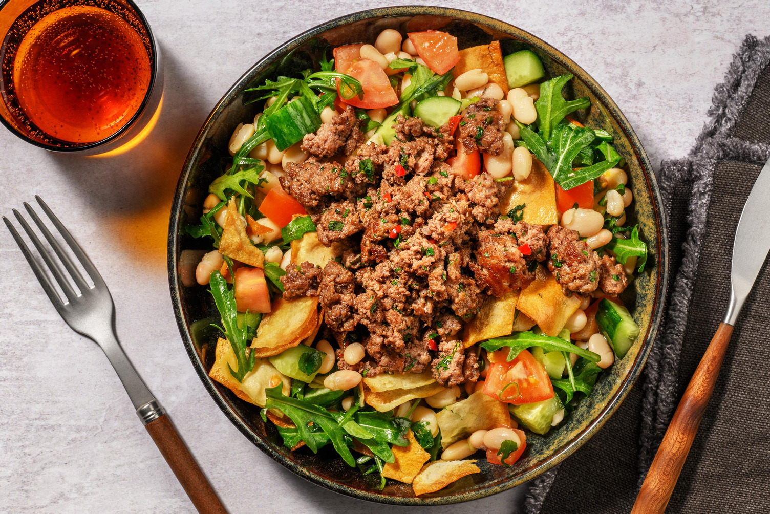 Chimi-Churri-Salat mit Bio-Rinderhack