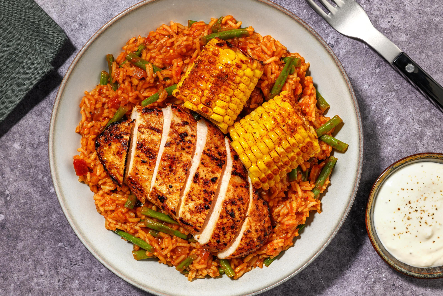 Jambalaya! Pikante Reispfanne mit extra Bio-Hähnchen