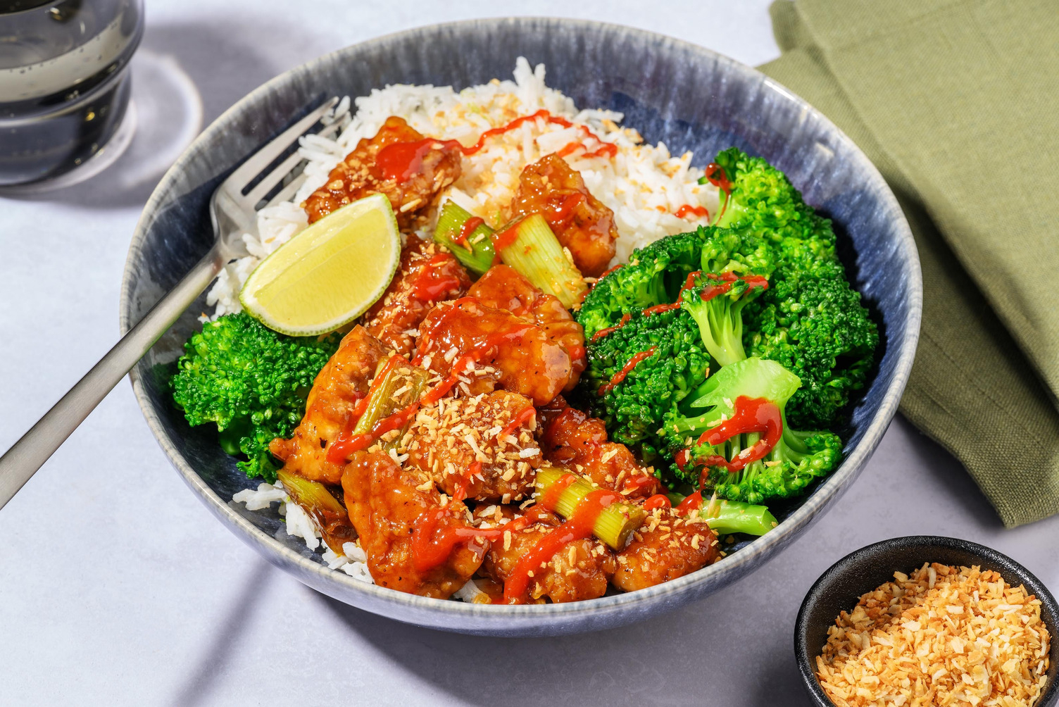 Spicy Sticky Bio-Pork mit Bimi Brokkoli