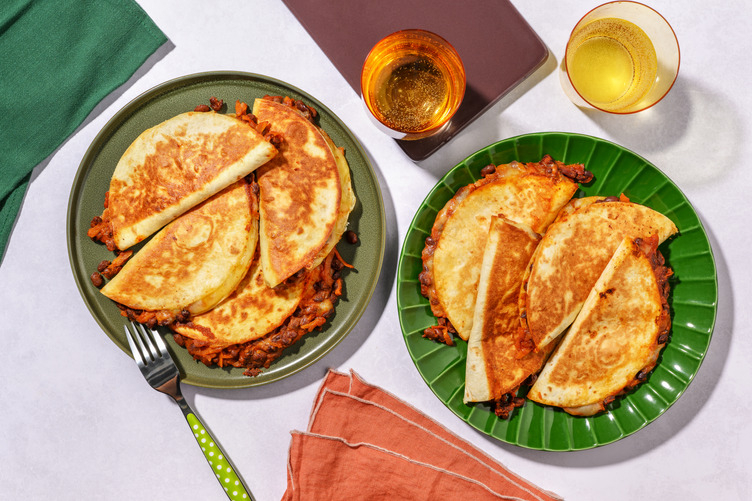Kids' Black Bean and Cheese Quesadillas