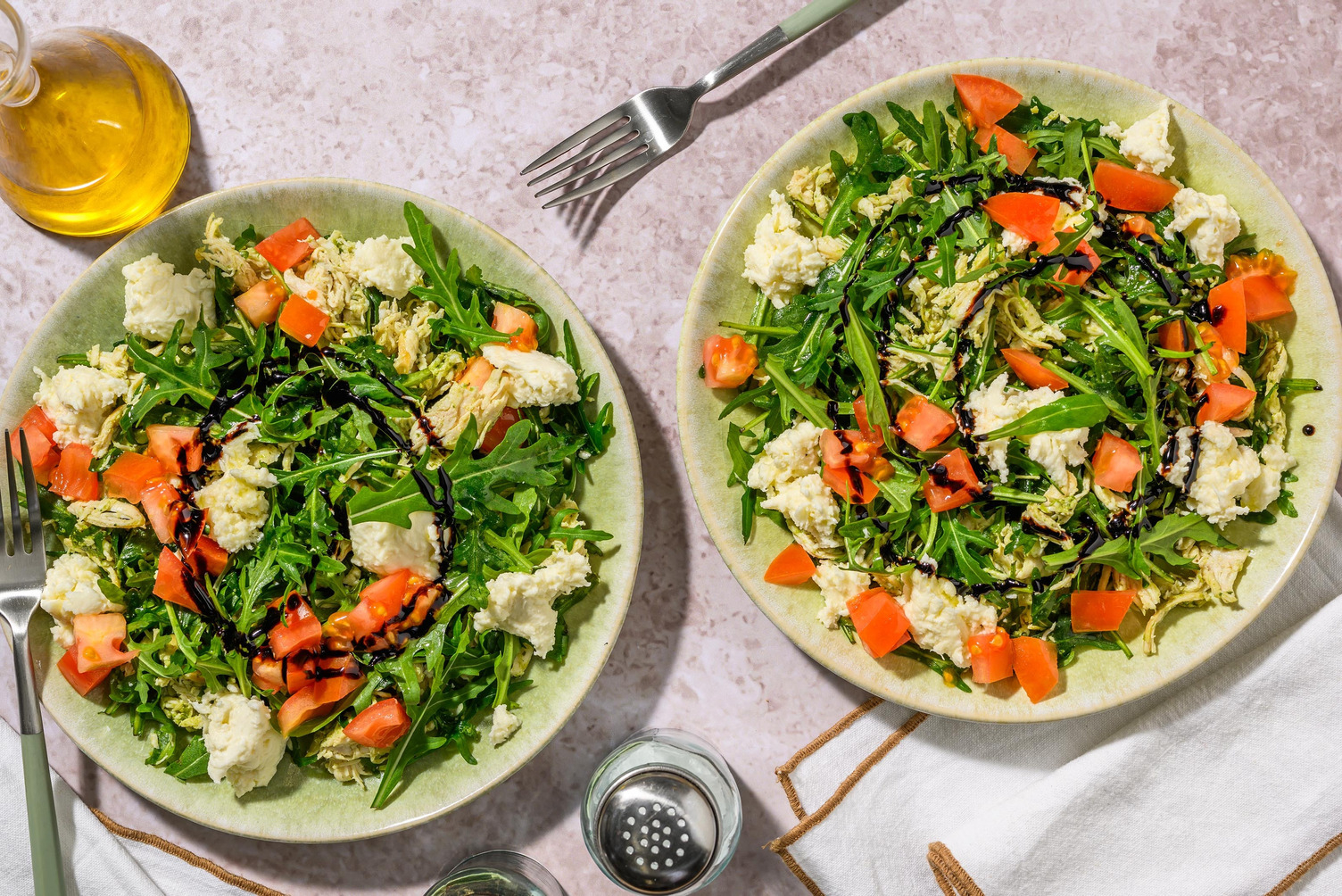 Italiensk kyllinge- og mozzarellasalat