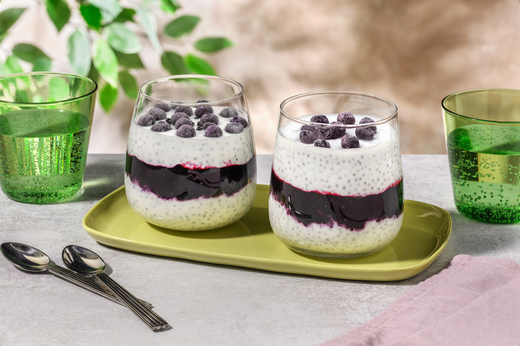 Blåbärschiapudding | Gör i förväg