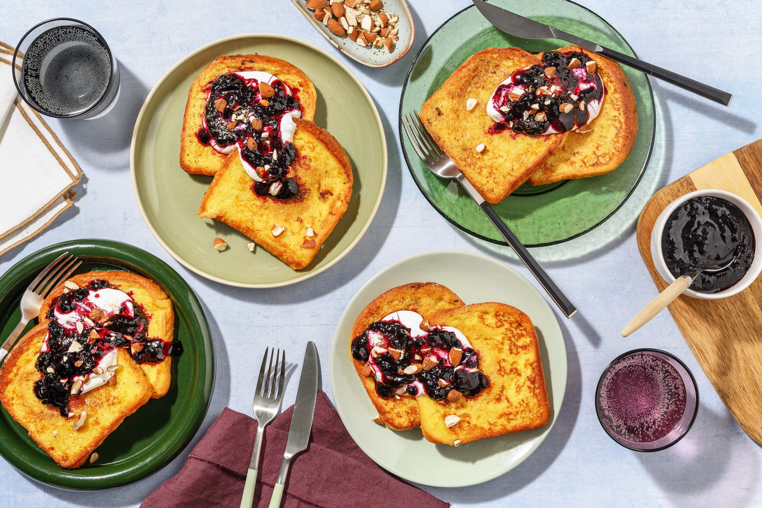 Kanelsockrade fattiga riddare