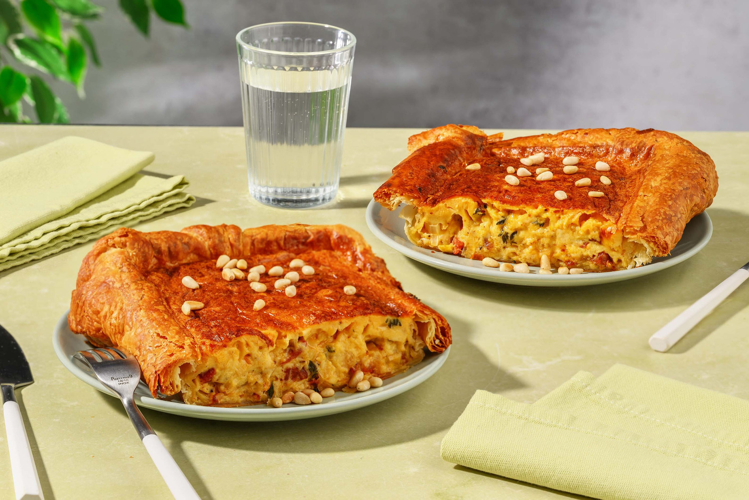Purjolöks- och chorizoquiche