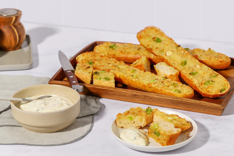 Cheesy knoflookbrood