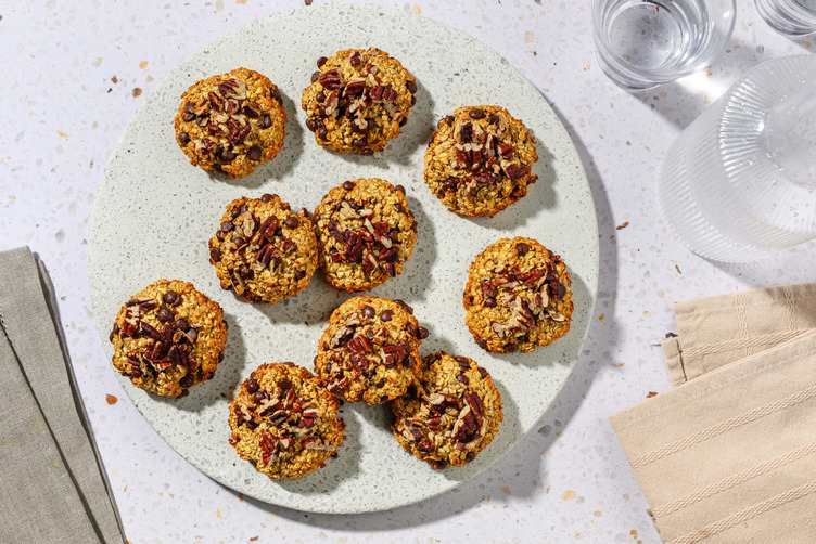 Havermoutkoekjes met crunchy pecannoten