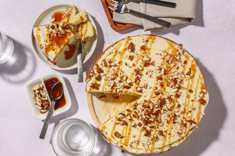 Gâteau au caramel salé