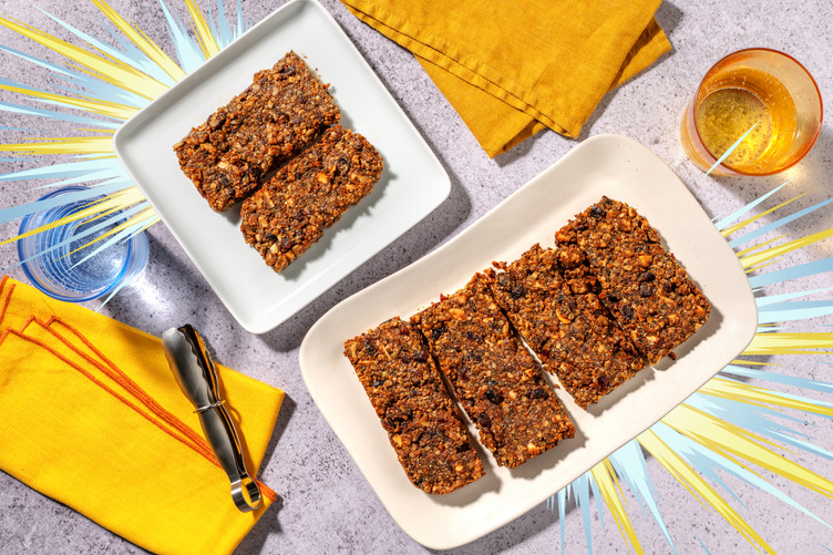 Aura-energibarer med chiafrø og tranebær 