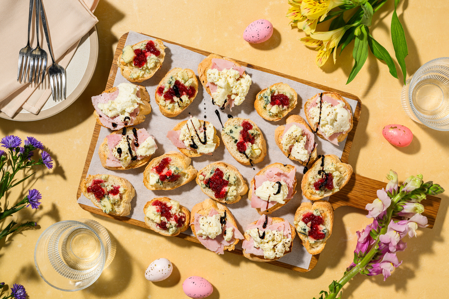 Easter Mixed Crostini Platter
