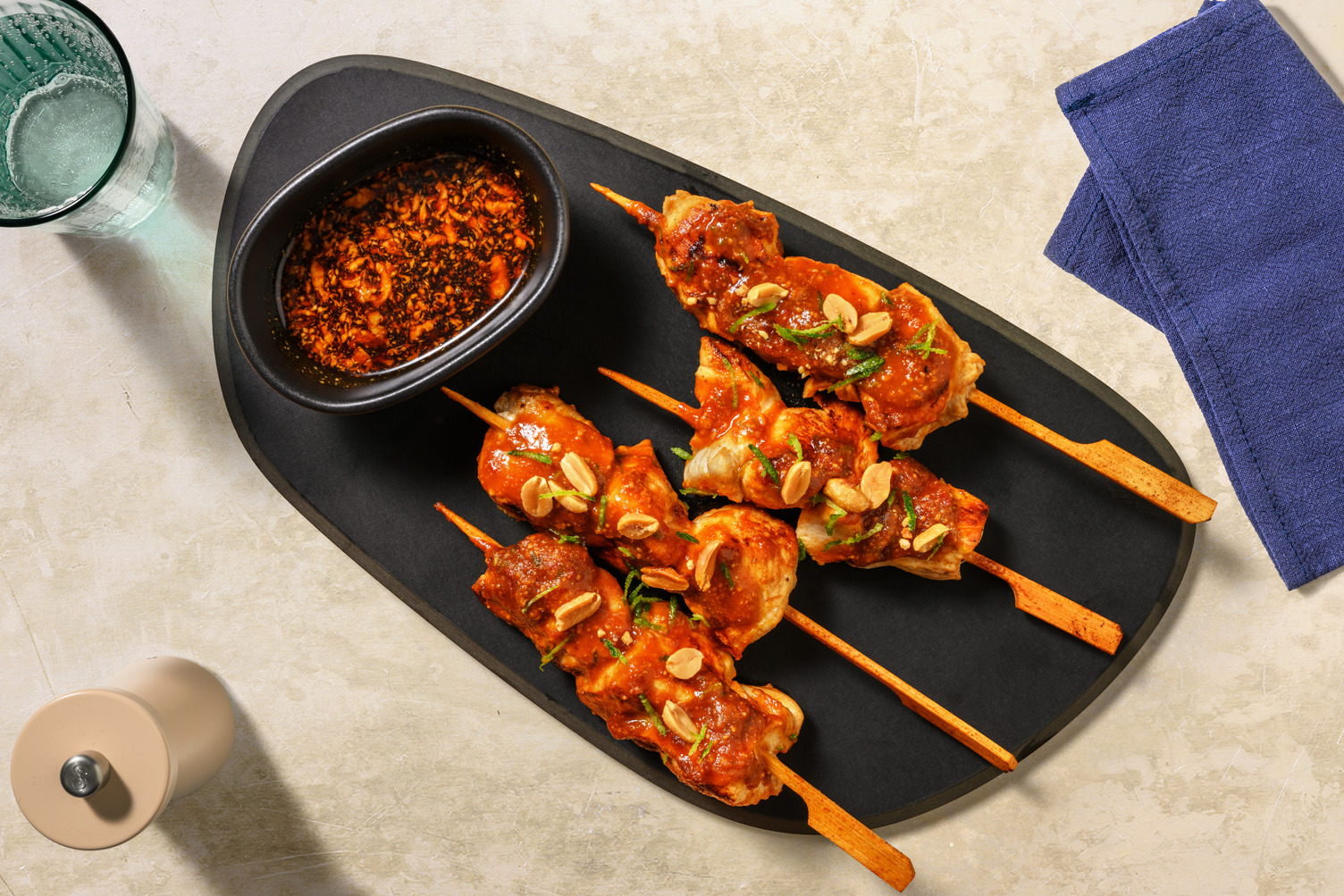 Bestselling Chicken Peanut Satay Style Skewers