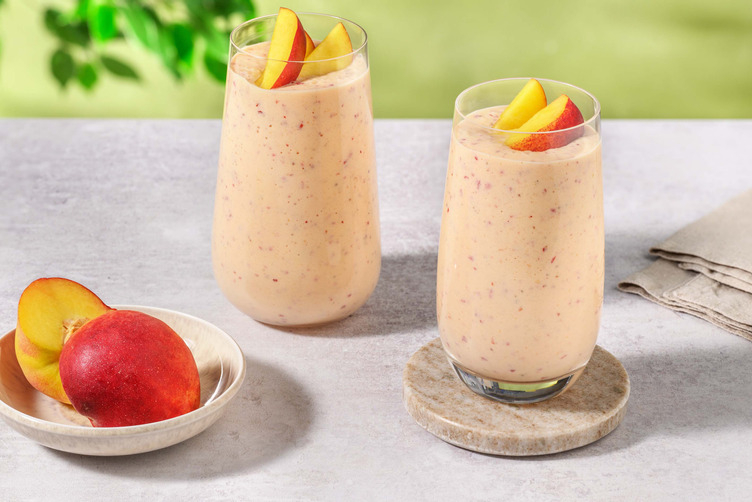 Nectarine-sinaasappelsmoothie